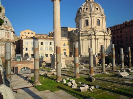 Rome - Forum Romanum, Roman ruins, Rome, Roman Forum