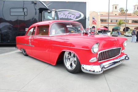 Pro Street 55 - classic, motor, gm, red