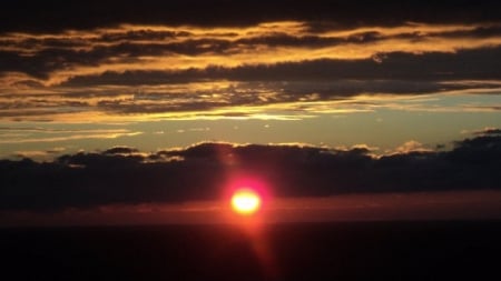 Sunrise - serene, sunrise, lake, peaceful