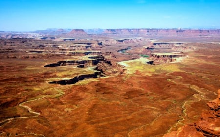 Green River Basin - nature, usa, canyons, green river