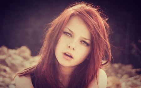 redhead - beauty, redhead, girl, blonde