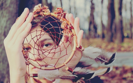 dreamcatcher girl - beauty, dream, miror, girl