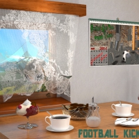 Football Kicks Tricks - broken window