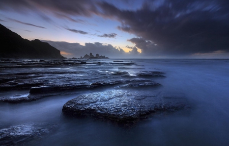 Blue - nature, ocean, landscape, blue