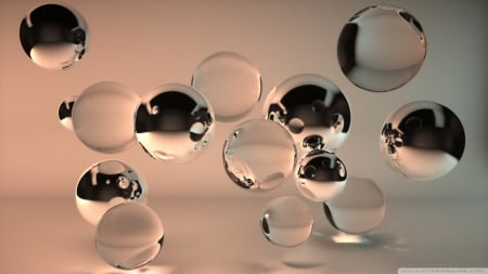 Transparent Balls - Balls, HD, Transparent, 3D, Abstract