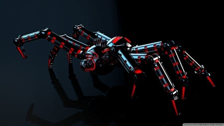 Spider Robot - Spider, HD, 3D, Robot, Abstract