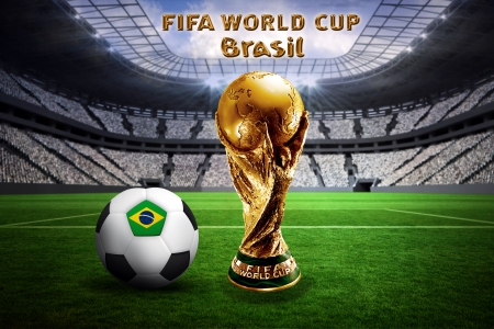 ♥World Cup Brasil 2014♥ - football, fifa, logo, brasil, trophy, 2014, word cup