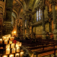 superb church interior hdr