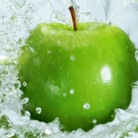 Fresh green apple