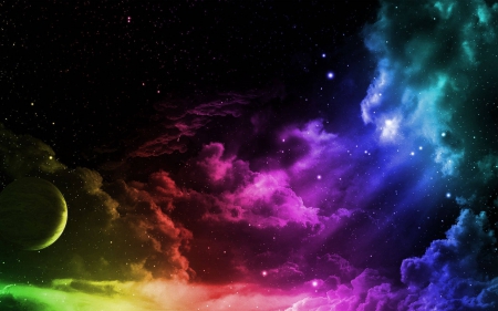 Space Fantasy - amazing universe, fantasy universe, space fantasy, universe colors, fantasy world