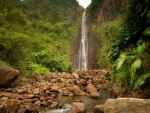 tall cliff waterfall