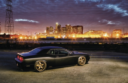 2009-Dodge-Challenger - mopar, 09, black, dodge