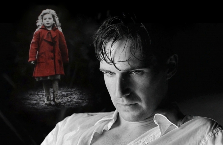 Schindler's List - girl, coat, man, red