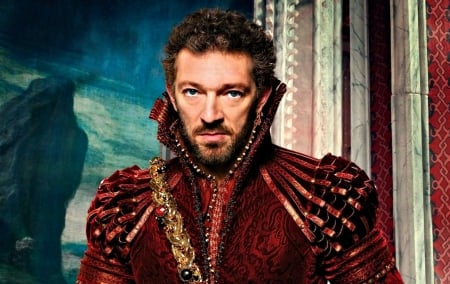 Vincent Cassel as the Prince - red, beauty and the beast, actor, blue, la belle et la bete, fantasy, the prince, movie, vincent cassel, man, green