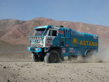 Kamaz Rally Truck - rally, thrill, offroad, 4x4