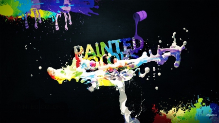 Paint Colors - abstract, paint, spilled, splatter, colors, splash