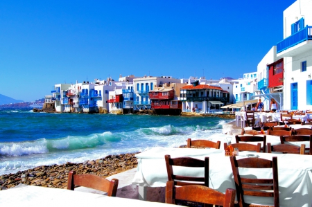 Greece - seas, travel, blue, greece, sea