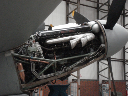 Halifax bomber engine - raf, elvington, ww2, bomber engine