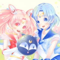 Sailor Chibi Moon & Sailor Mercury