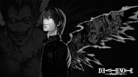 death note - angelic, winged, smiles, images