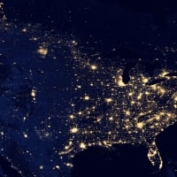 North America At Night