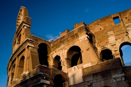 Colosseum (Italy) - Rome, historic, Italy, old, Colosseum, architecture