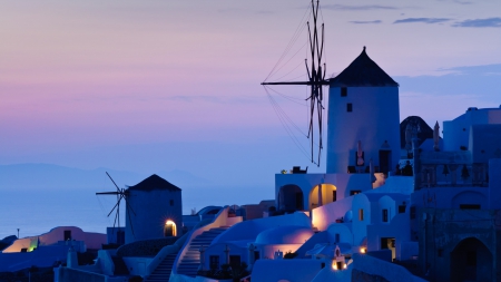 Santorini (Greece) - sky, santorini, travel, blue, greece