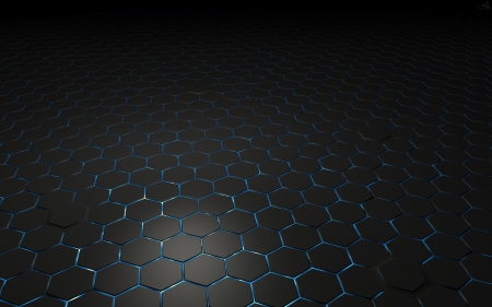 3D Hexagons - hd, abstract, hexagons, 3d