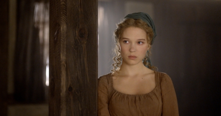 Lea Seydoux as Belle - woman, beauty and the beast, actress, girl, movie, lea seydoux, fantasy, belle, la belle et la bete