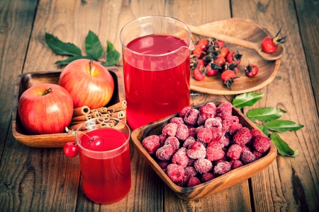 â™¥Fresh Juice &Berriesâ™¥ - juice, raspberry, berries, apples