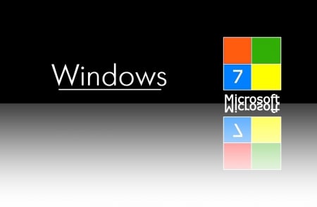 Windows 7 Reflection - windows 7 variation, 7, 7 variation, reflection