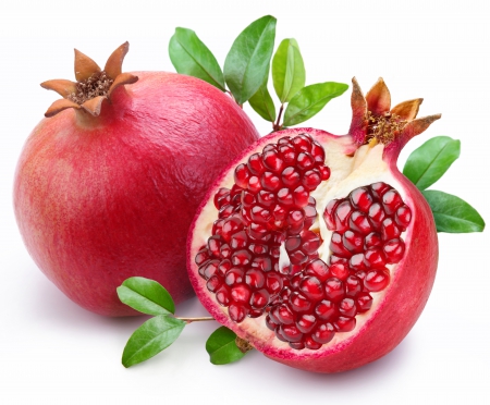 Pomegranate - hd, abstract, pomegranate, red, still life, fruit