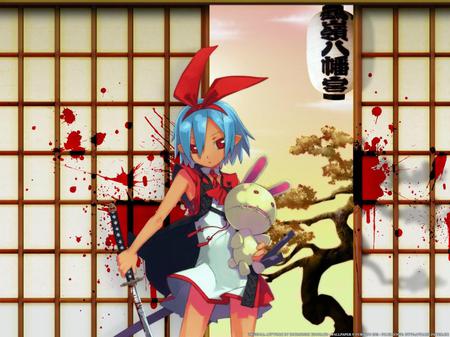 Disgaea - blood, game, anime, kawaii, disgaea, bunny