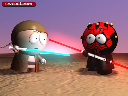 Final Battle - star wars, south park