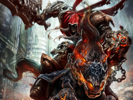 Darksiders - playstation, fantasy, war, games, wrath, knight