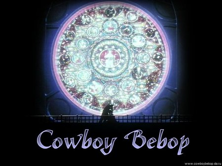 Stained Glass - anime, scenery, cowboy bebop, stained glass window