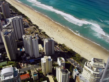 Surfers Paradise, Queenland - resorts, tropical, holiday, beach, city, ocean, buildings, australia