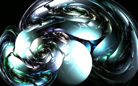 Broken Egg - abstract, broken, egg, fractal, wallpaper