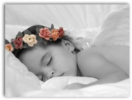 Sleep weel my little angel - sleep, cute, baby, angel