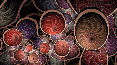 abstraction - 3d, round, fractal, ab