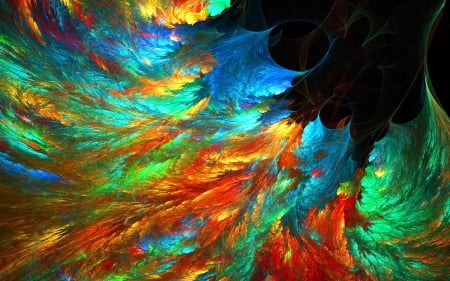 Sea of Colors - abstract, colorful, fantasy, beautiful, splendor, sea of colors, fantasy arts