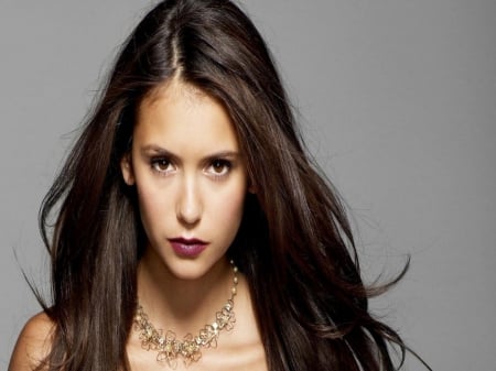 Nina Dobrev - long hair, pose, actress, girl