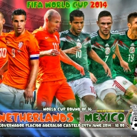 NETHERLANDS - MEXICO WORLD CUP 2014 ROUND OF 16