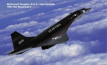 McDonnell Douglas/BAC/Aeropatiale YRS-76A Skystreak II - concorde, bomber, concept, military