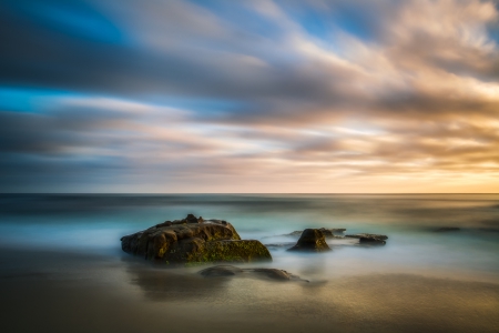 Sea - clouds, sea view, beach, splendor, sea, ocean, sunset, nature, sky