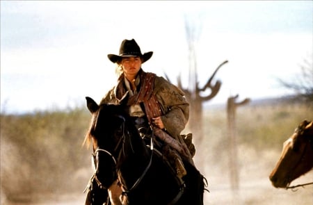 The Quick And The Dead - fun, famous, westerns, female, hats, cowgirls, horses, actors, sharon stone, ranch, movies, guns