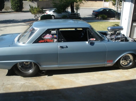 1965 Blown 427 Chevy Nova - auto, chevy, car, hot rod