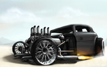 Ford Hotrod - ford, hotrod, car, custom