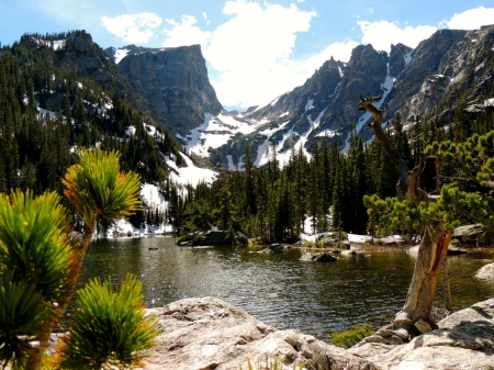 Dream Lake - nature, fun, lake, cool, mountain, forest