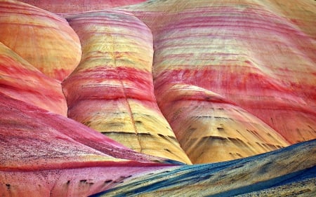 Painted Hills, Oregon - hills, painted, usa, landscape